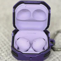 کاملا سالم نو رنگ یاسی buds2 pro samsung|لوازم جانبی موبایل و تبلت|تهران, علم و صنعت|دیوار