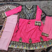 لباس محلی سنتی همراه شال و شلوار نو نو