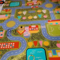 فرش کودکانه مدل جاده