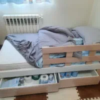 تخت خواب نوجوان با تشک نو