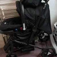 فروش کالسکه و کریر پارچه نانو ضد آب در حد نو