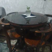 میز ناهارخوری چهارنفره|میز و صندلی غذاخوری|رباط‌کریم, شترخوار|دیوار