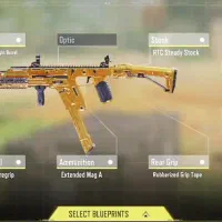 گلد و دایموند کردن گان در کالاف