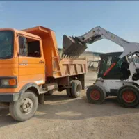 اجاره بابکت مینی بیل حمل نخاله خاورخاکبرداری تخریب|خدمات حمل و نقل|کرج, کمالشهر|دیوار