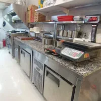 تجهیزات فست‌فود، یخچال، فر پیتزا ریلی،تاپینگ
