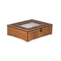 جعبه پذیرایی چوبی مدل مینا و ترنج|ظروف سرو و پذیرایی|تهران, دولاب|دیوار