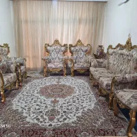 مبل استیل ۹ نفره منبت