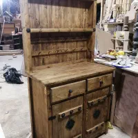 کافی بار چوبی دست‌ساز طراحی سفارشی|بوفه، ویترین، کنسول|بندرعباس, |دیوار