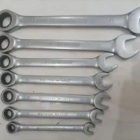 آچار یک سر تخت جغجغه ای امریکایی