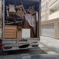 حمل اثاثیه منزل باماشین مسقف ونیسان و کارگر باربری