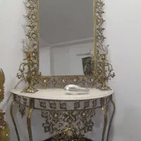 آینه شمعدون برنج