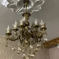 لوستر ۵ شاخه دوبل ۱۰ شعله|لوستر و چراغ آویز|تهران, زمزم|دیوار