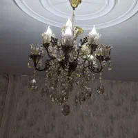 لوستر برنزی ۵شاخه دوتایی