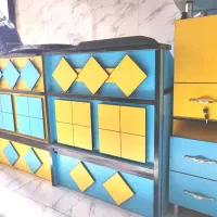 پیشخوان MDF ترک به همراه دو کمد قفل دار