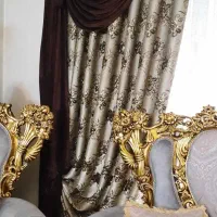 پرده ۳ تیکه .۴در۳ متر|پرده، رانر، رومیزی|باقرشهر, |دیوار