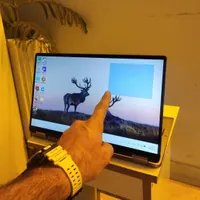 لپ تاپ dell لمسی چرخشی ۳۶۰ درجه رم ۱۶|رایانه همراه|خرم‌آباد, |دیوار