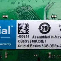 رم لپ تاپ corcial 8GB DDR4 2400