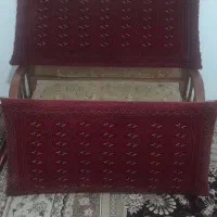 یک جفت پشتی سنتی اصل ترکمن دست بافت