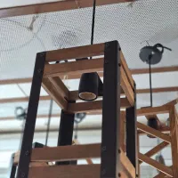 آویز های چوبی|لوستر و چراغ آویز|اصفهان, سروستان|دیوار