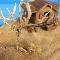 دیوراما وسترن رومیزی، دکوری، ماکت دستساز|مجسمه، تندیس، ماکت|اصفهان, عباس‌آباد|دیوار