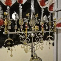 علم سردمی پنج تیغه  شبکه ای   بسیار زیبا زیره قیمت