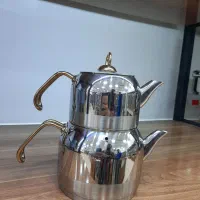 ست قوری و کتری دسته طلایی شفر آلمان