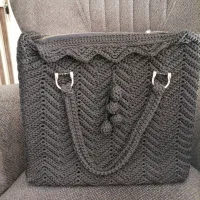 کیف بزرک مکرومه