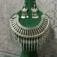 گردنبند ورشو با ابکاری نقره|جواهرات|کرمانشاه, |دیوار