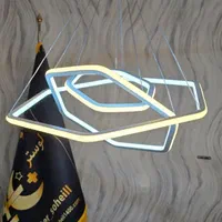 لوستر ۶گوش دوطرف نور|لوستر و چراغ آویز|فردیس, فردیس|دیوار