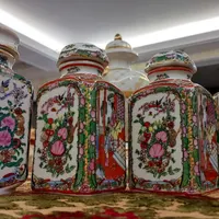 انتیک بانکه چینی نقاشی قدیمی|کلکسیون اشیاء عتیقه|تهران, آبشار|دیوار