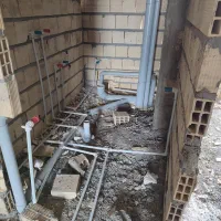 لوله کشی ساختمان اب وفاضلاب|خدمات پیشه و مهارت|میناب, |دیوار