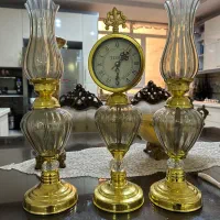 دکوری دکوراتیو شمعدان و ساعت