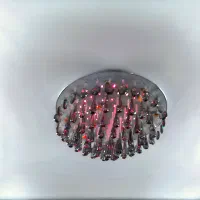 یک لوستر کریستال فلش خور هفت رنگ(خانه)|لوستر و چراغ آویز|ری, شهید غیوری (ابن باویه)|دیوار