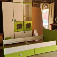 سرویس خواب نوجوان سبز شیک