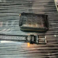 جاکارتی و کمربند چرم طبیعی ست زنانه