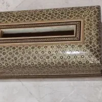 جا دستمال کاغذی خاتم اصل + سطل حصیری سالم|صنایع دستی و سایر لوازم تزئینی|تهران, پردیسان|دیوار