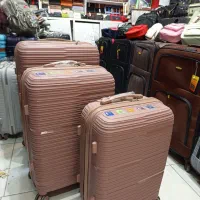 چمدون خارجی نشکن وارداتی وپارچه ای چهار چرخ خارجی