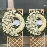 تاج گلهای ترحیم درباری نمایشگاهی|خدمات پذیرایی، مراسم|کرج, گوهردشت|دیوار