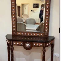 اینه کنسول و  ویترین ظرف