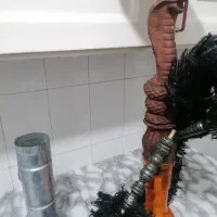 قلیان تنه چوبی