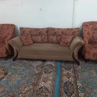 مبل ۷ نفره به همراه ۴ عدد عسلی|مبلمان خانگی و میز عسلی|سنقر, |دیوار