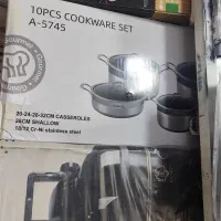 سرویس قابلمه کرکماز کف لیزری اصل سایز بزرگ