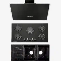 اجاق گاز صفحه ای شیشه واستیل/هود سینک کدحhr65|اجاق گاز و لوازم برقی پختوپز|رشت, رشتیان|دیوار