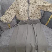 بلوز گیپور با دامن