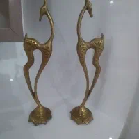 دو جفت دکوری برنجی|مجسمه، تندیس، ماکت|ساوه, |دیوار