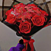 دسته گل بزرگ رز