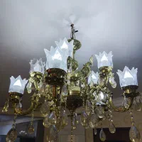 لوستر برنز|لوستر و چراغ آویز|بندرعباس, |دیوار