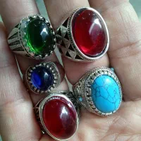 انگشتر مردانه پنج عدد همه باهم زیر قیمت بازار