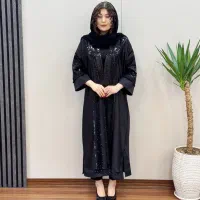 مانتو حریر ژاکارد،مانتو جلوباز مجلسی ساتن آمریکایی|لباس|قم, سراجه|دیوار