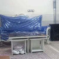 مبل نیمه سلطنتی همراه با کاور شیک و تمیز|مبلمان خانگی و میز عسلی|اصفهان, منتظرالمهدی|دیوار